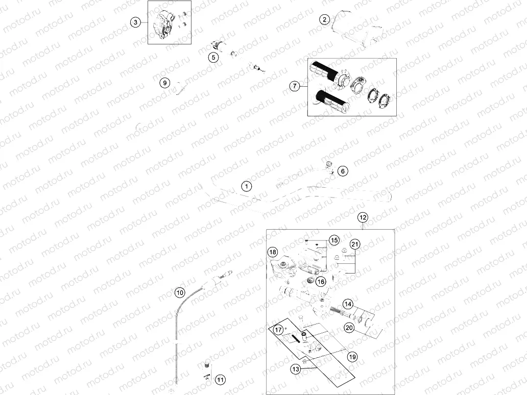 HANDLEBAR, CONTROLS|Frame|02