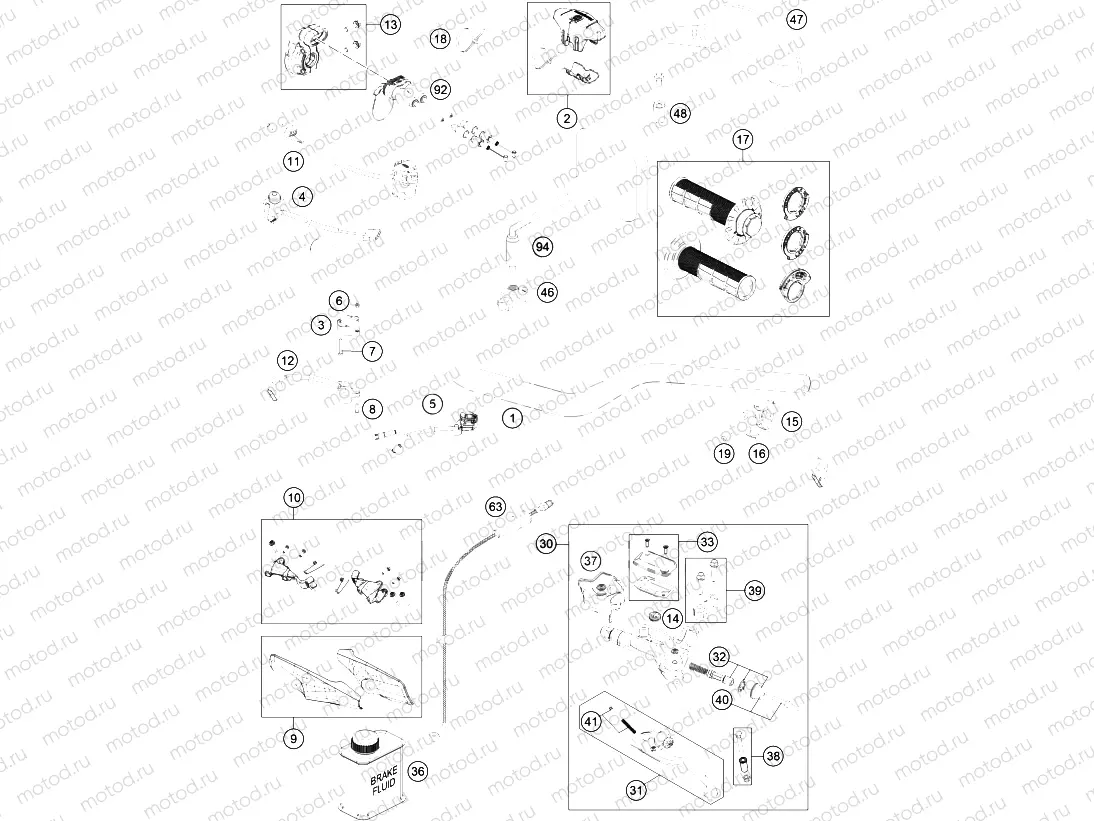 HANDLEBAR, CONTROLS|Frame|02