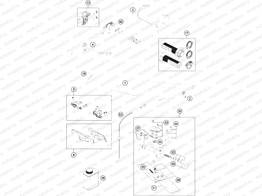 HANDLEBAR, CONTROLS|Frame|02
