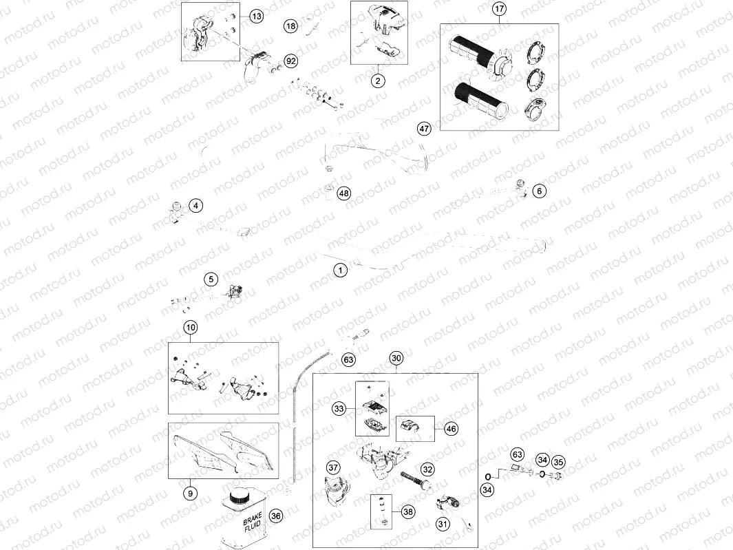 HANDLEBAR, CONTROLS|Frame|02