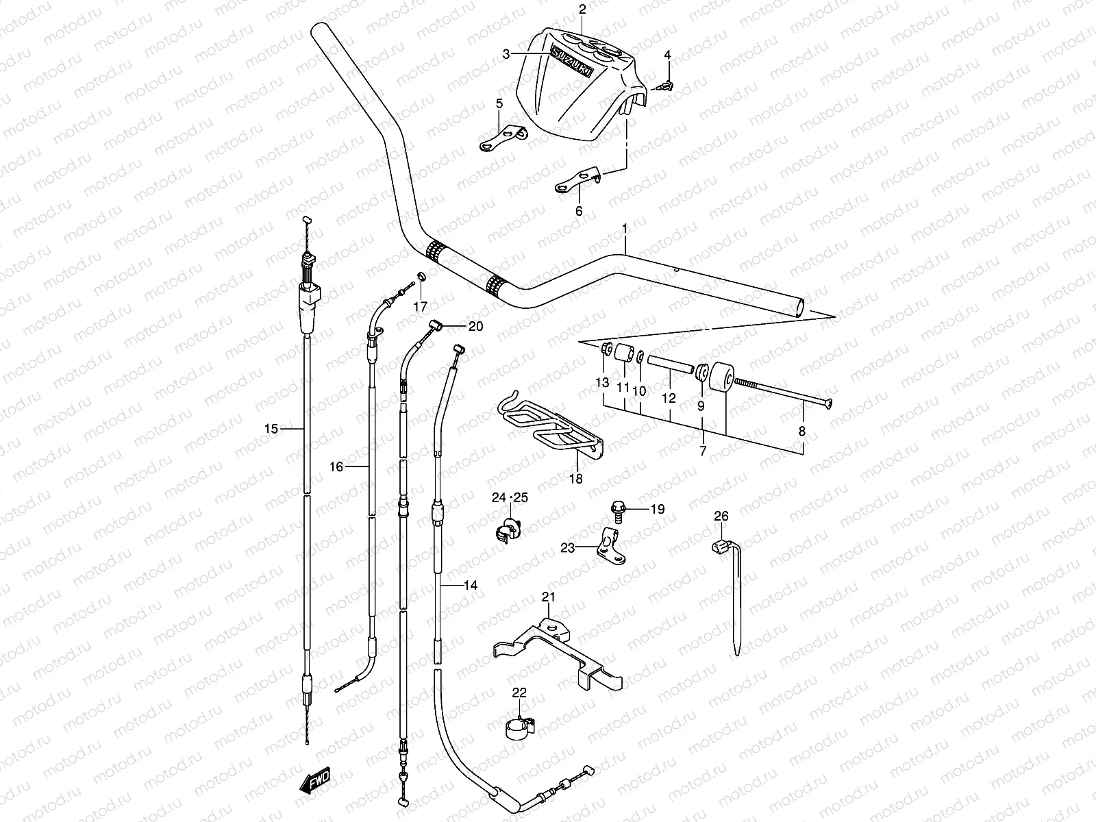 HANDLEBAR (MODEL K4)
