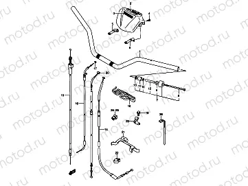 HANDLEBAR (MODEL K5/K6/K7)