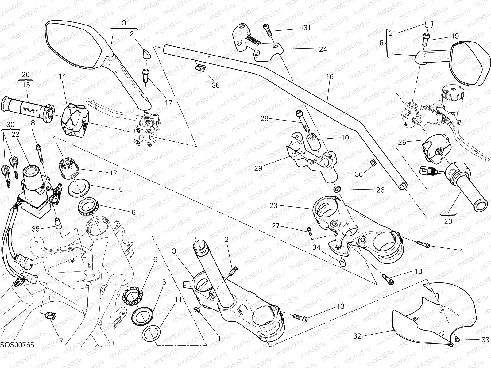 HANDLEBAR [MOD:MS1200S]