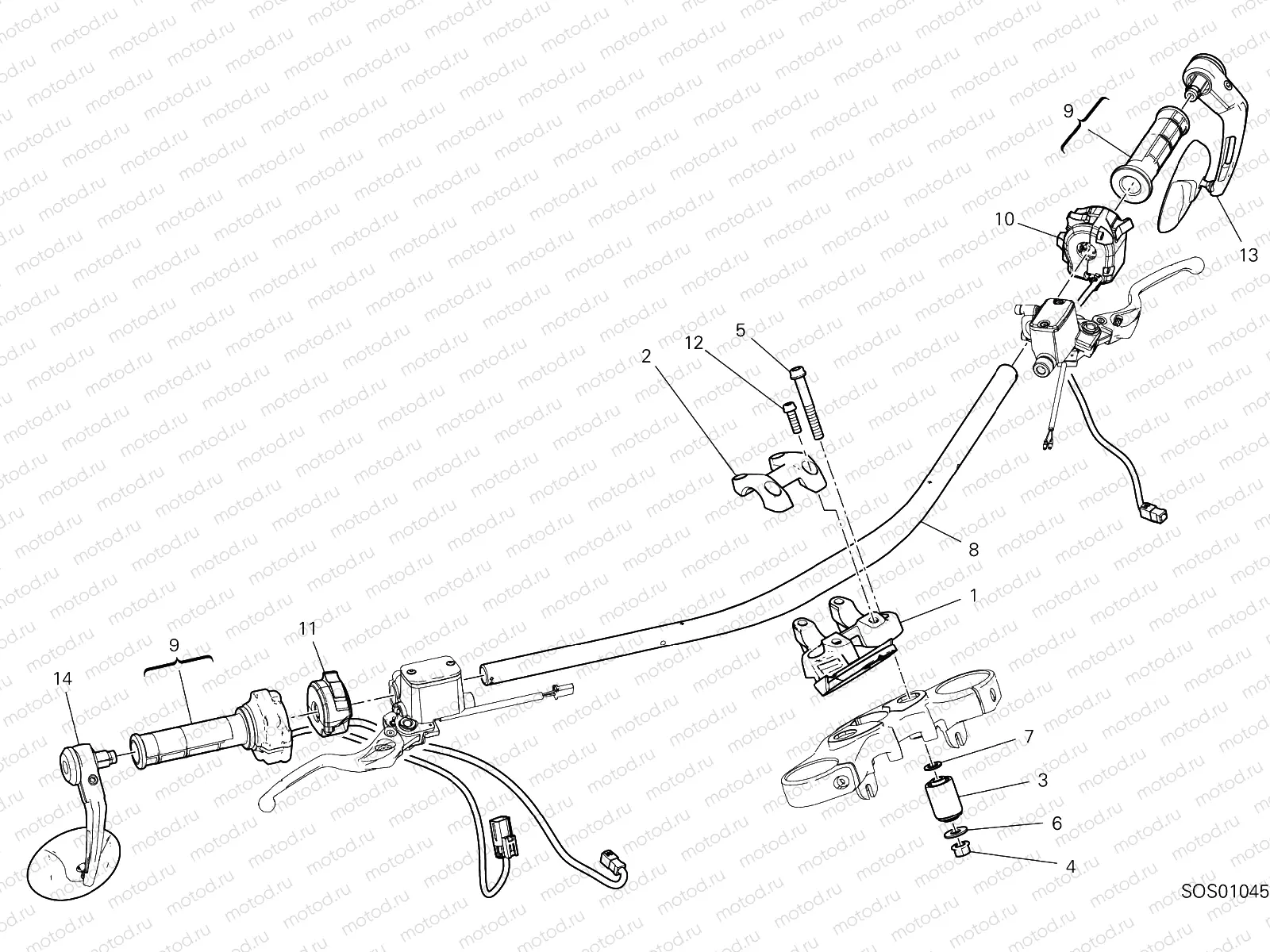HANDLEBAR [MOD:SCR11SPR]