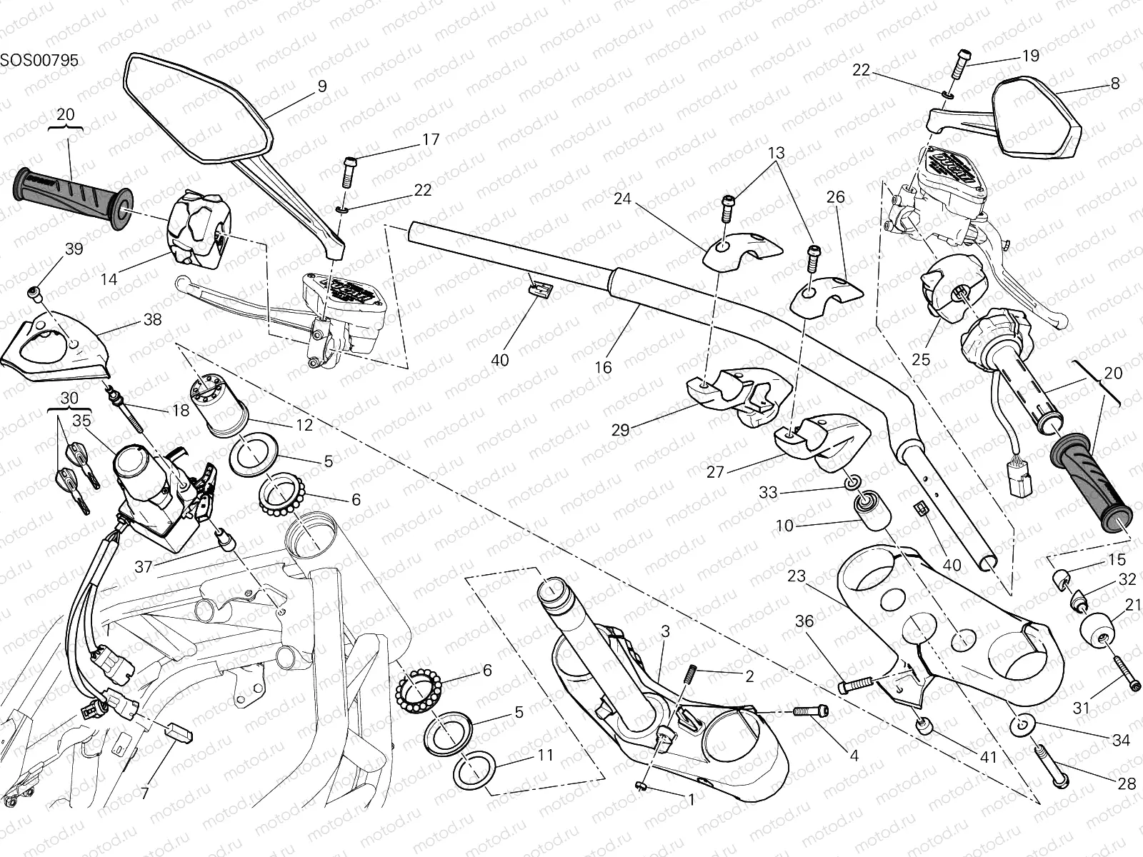 HANDLEBAR [MOD:XDIAVEL;XPO:STD;XST:AUS,BLG,EUR,GSO,JAP,ROK]