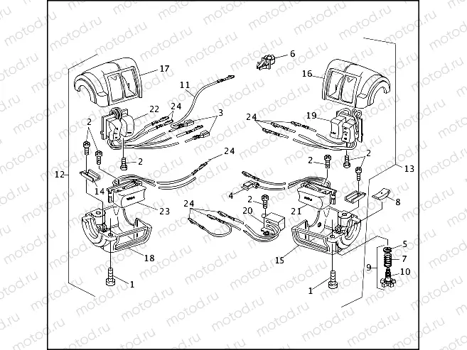 HANDLEBAR SWITCHES - 1993