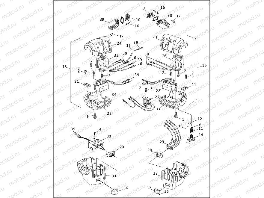 HANDLEBAR SWITCHES - 1995