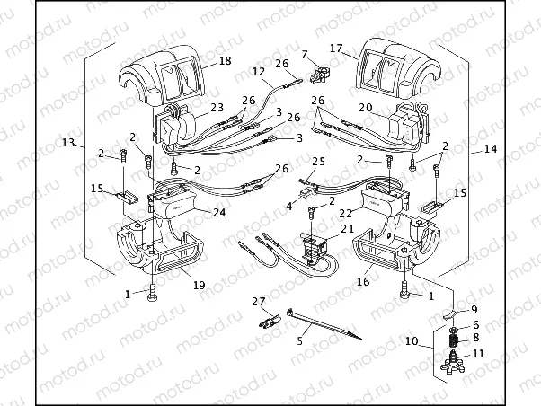 HANDLEBAR SWITCHES - 1995