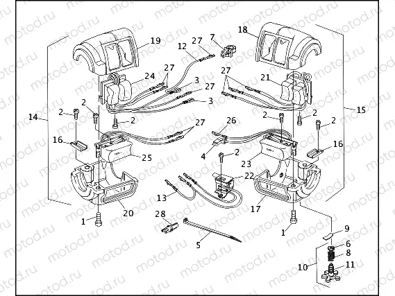 HANDLEBAR SWITCHES - 1995