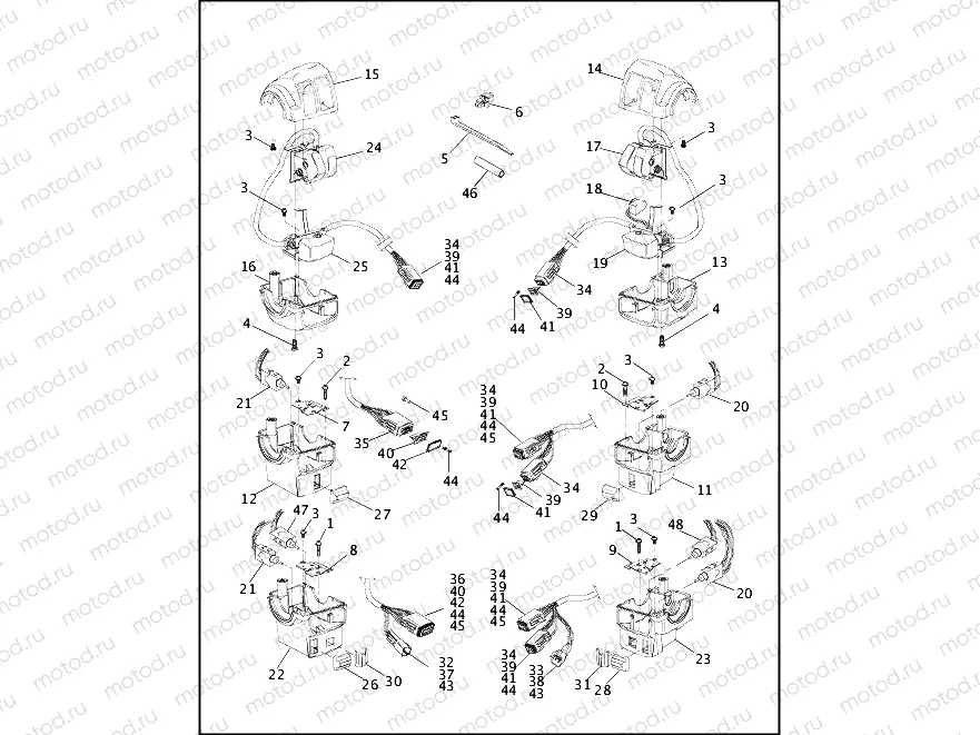HANDLEBAR SWITCHES - 1996 (2 OF 2)