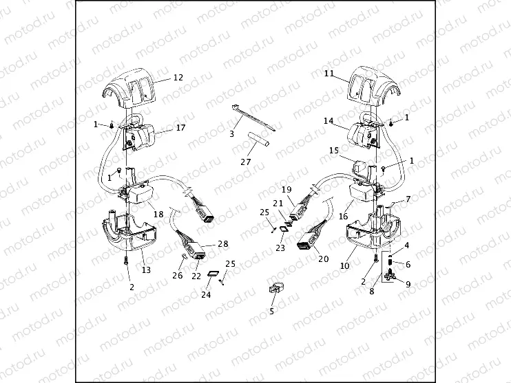 HANDLEBAR SWITCHES - 1996