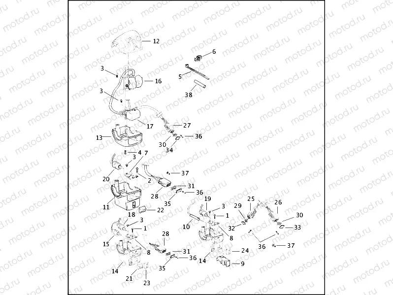 HANDLEBAR SWITCHES - LEFT