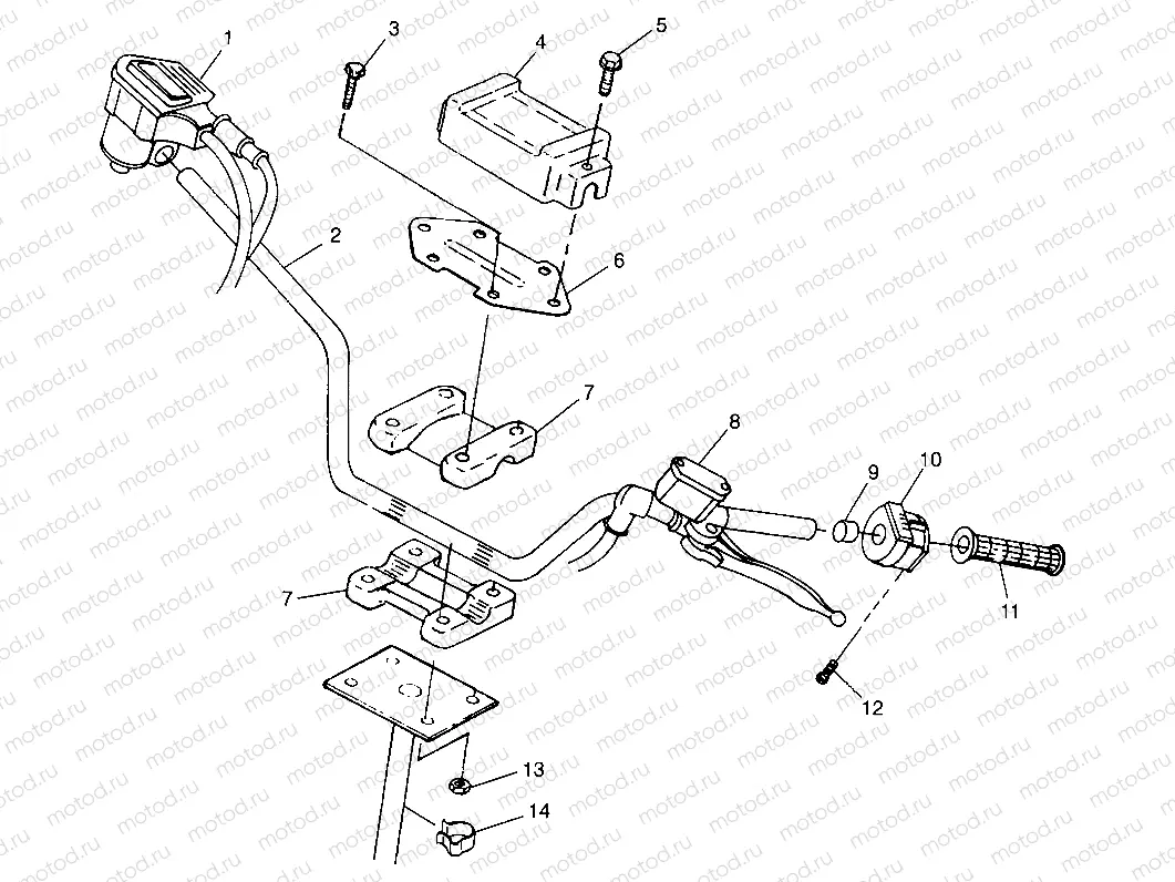 HANDLEBAR Trail Blazer W98BA25C (4945464546B005) | HANDLEBAR Trail Blazer W98BA25C (4945464546B005)