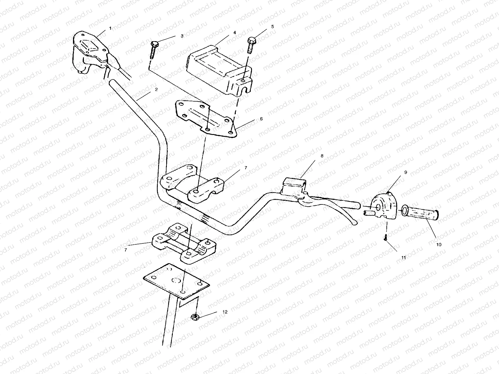 HANDLEBAR - W968540 (4935863586B009) | HANDLEBAR - W968540 (4935863586B009)