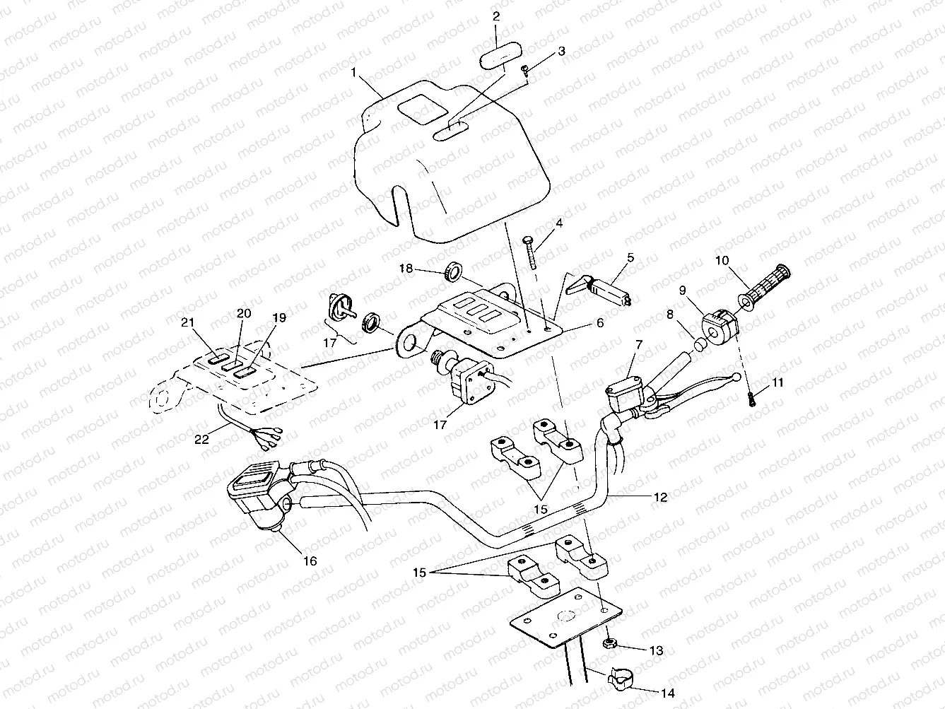 HANDLEBAR XPRESS 300 W98CA28C (4945364536B005) | HANDLEBAR XPRESS 300 W98CA28C (4945364536B005)