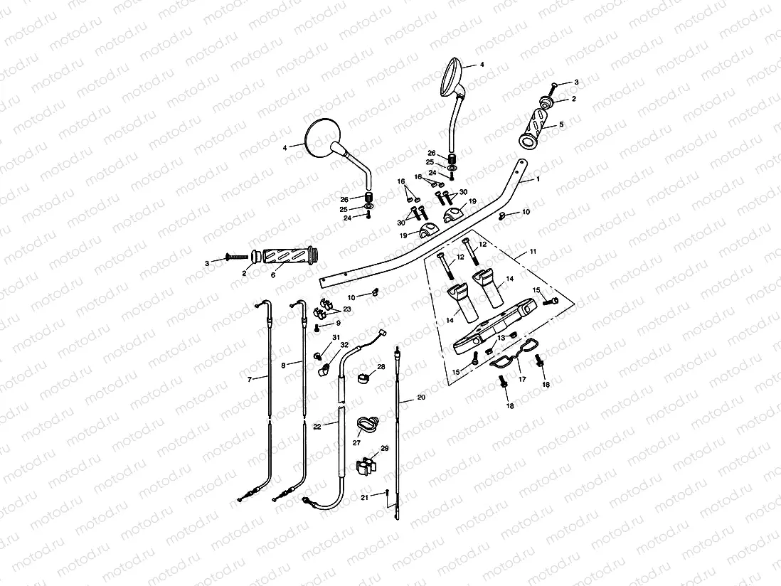 Handlebars, Top Yoke 469050