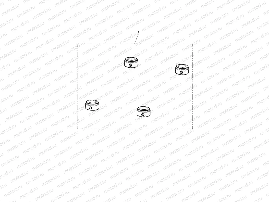 Head Bolt Cover Kit, Clr