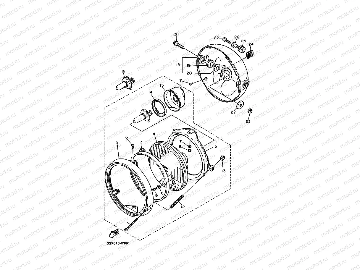 Headed Light. 1 (3 VN1, 3VN2)