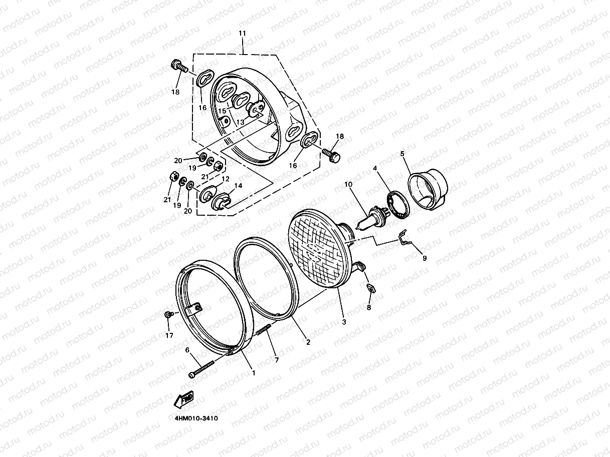 Headed Light 1 (4 HM1, 4 HM2, 4HM3, 4HM4, 4