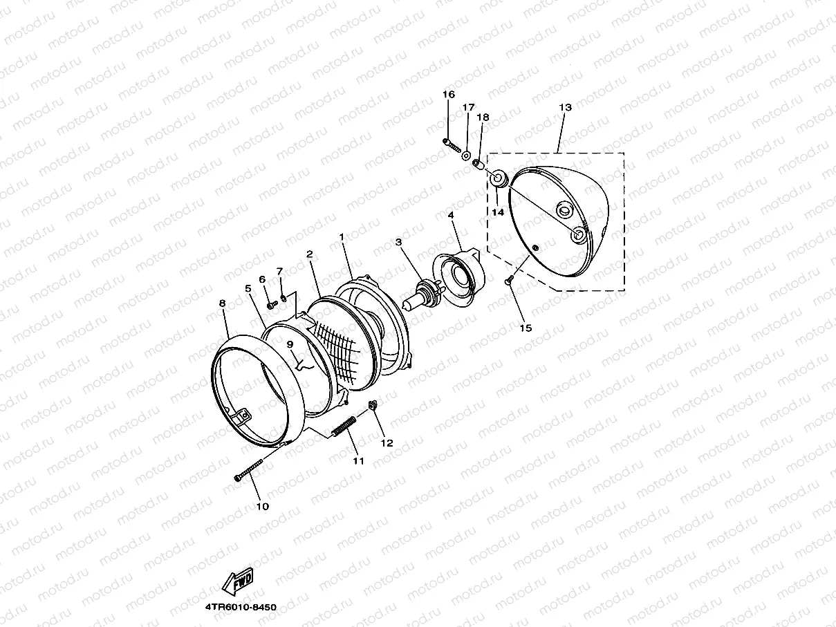 Headed Light 2 (4TR5)
