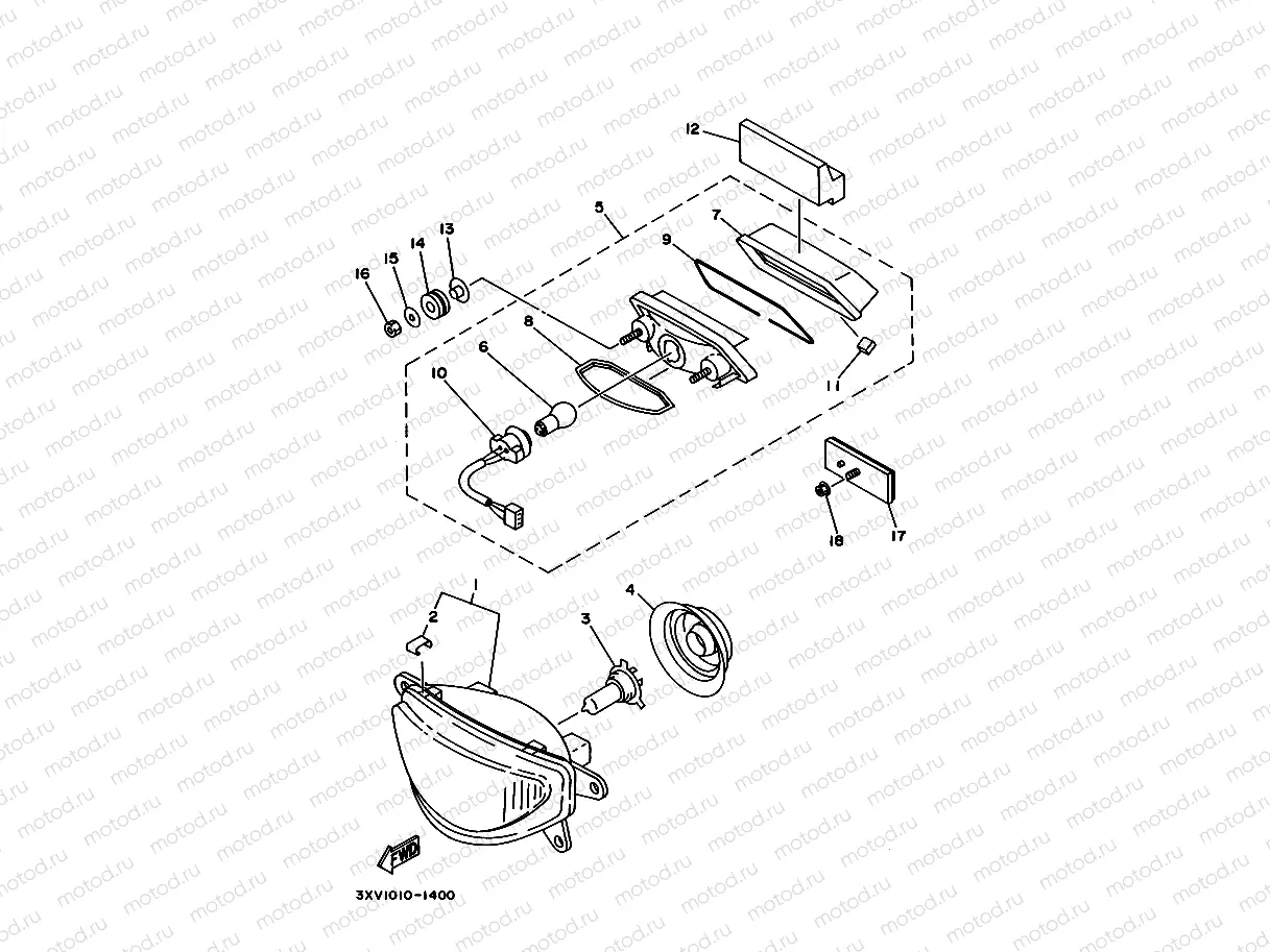 Headed Light / Taillight