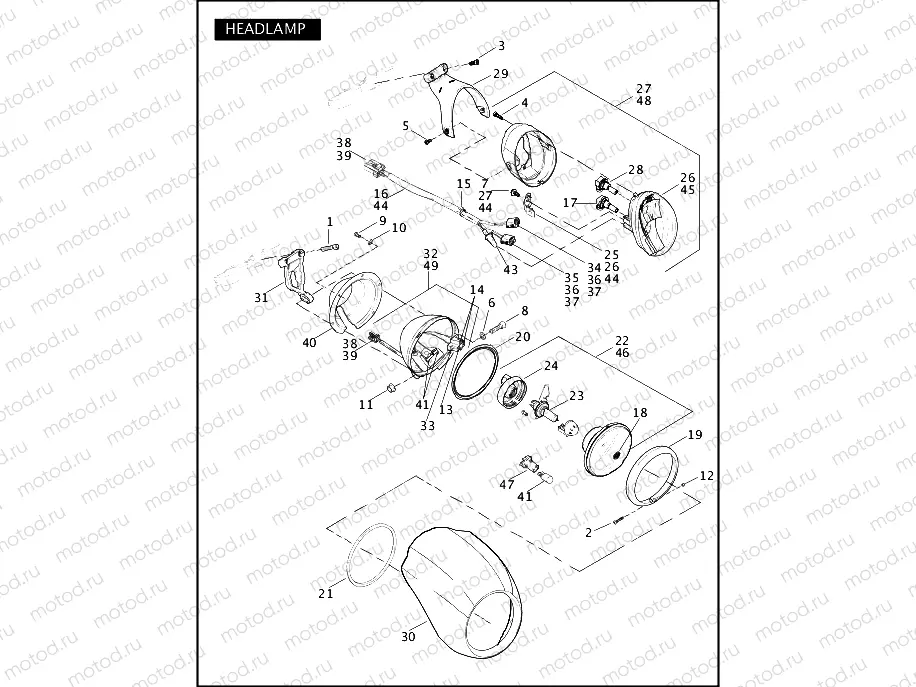 HEADLAMP (CONTINUED)