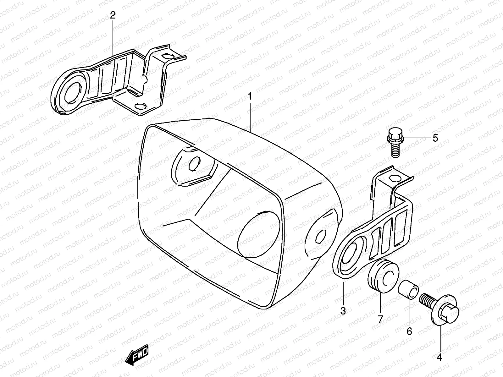 HEADLAMP HOUSING