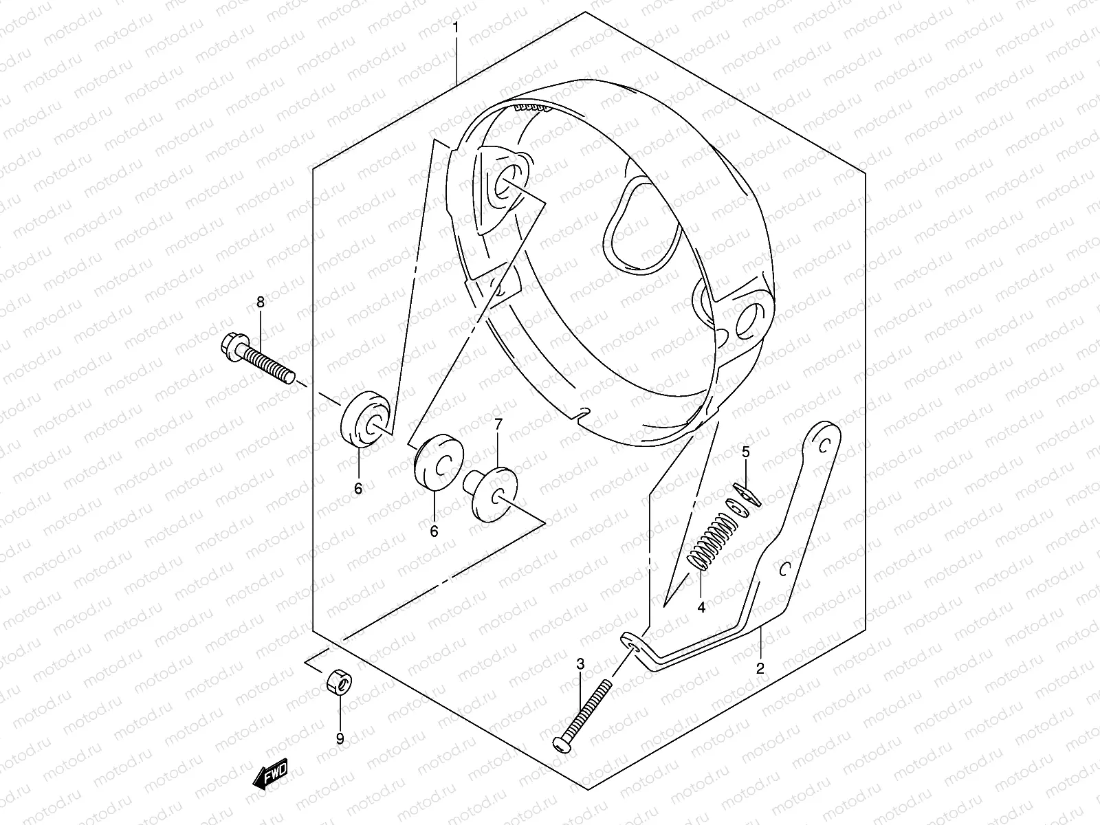 HEADLAMP HOUSING (SV1000/U1/U2 K3/K4)