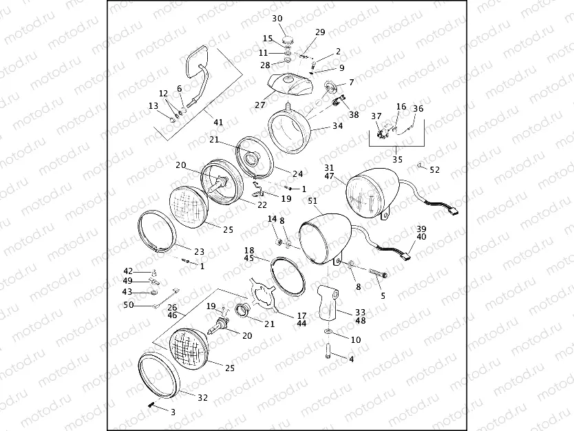 HEADLAMP & MIRROR (1 OF 2)