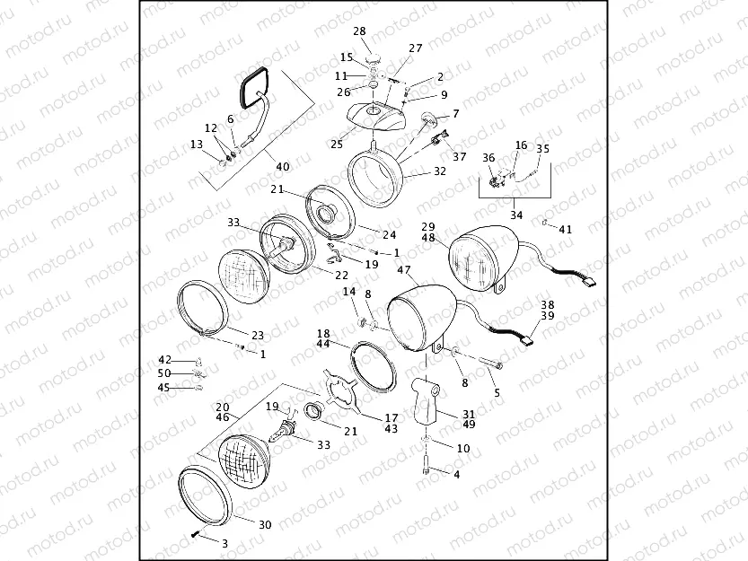 HEADLAMP & MIRROR (2 OF 2)