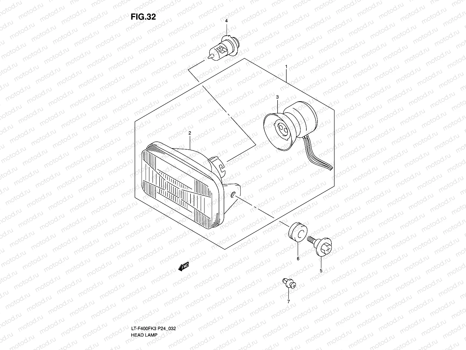 HEADLAMP (MODEL K3/K4)