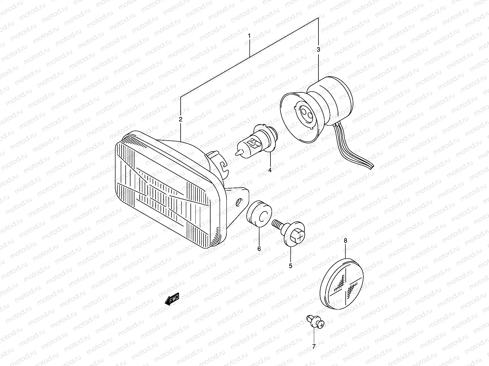 HEADLAMP (MODEL K3/K4)