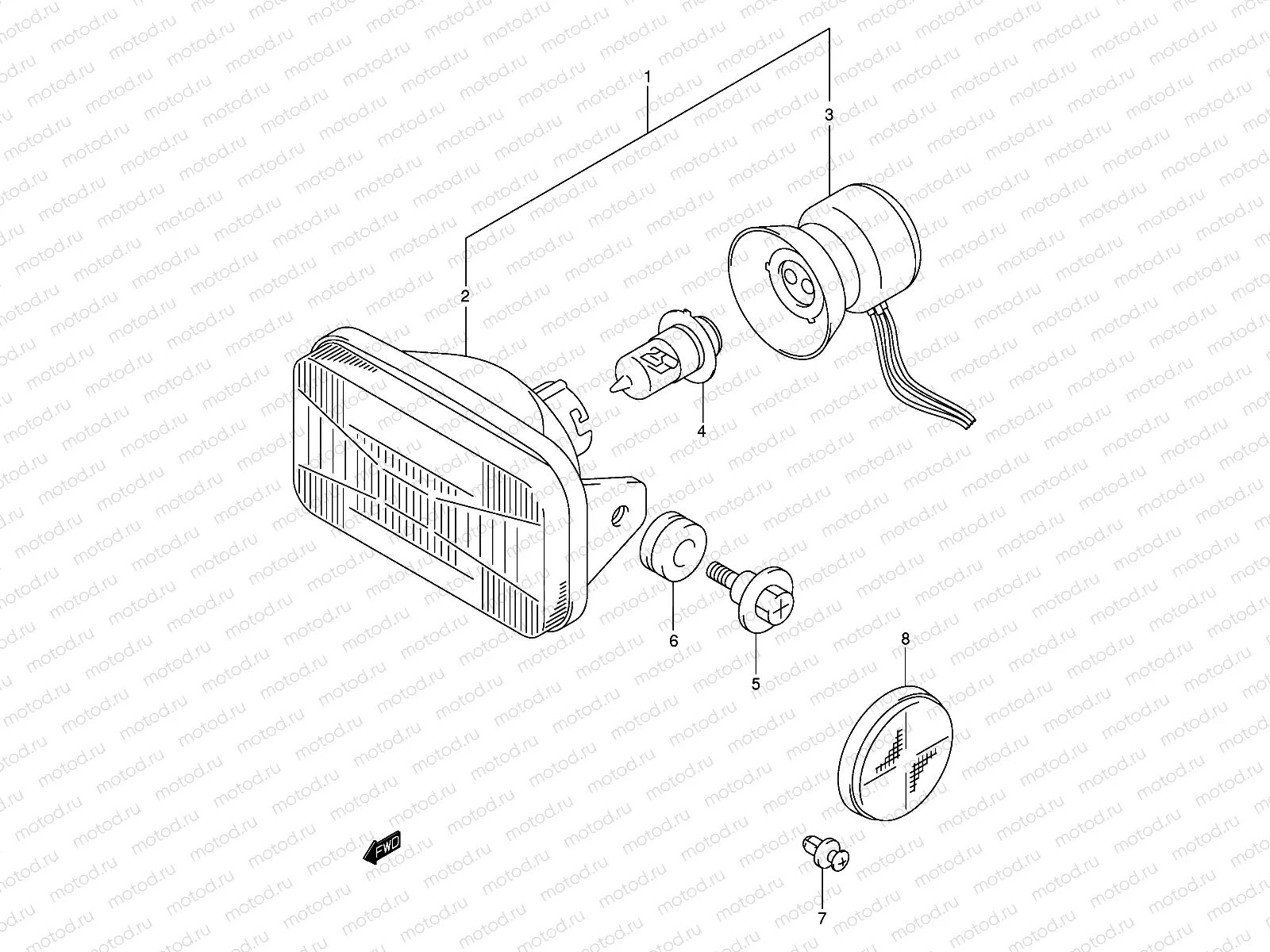 HEADLAMP (MODEL K3/K4)
