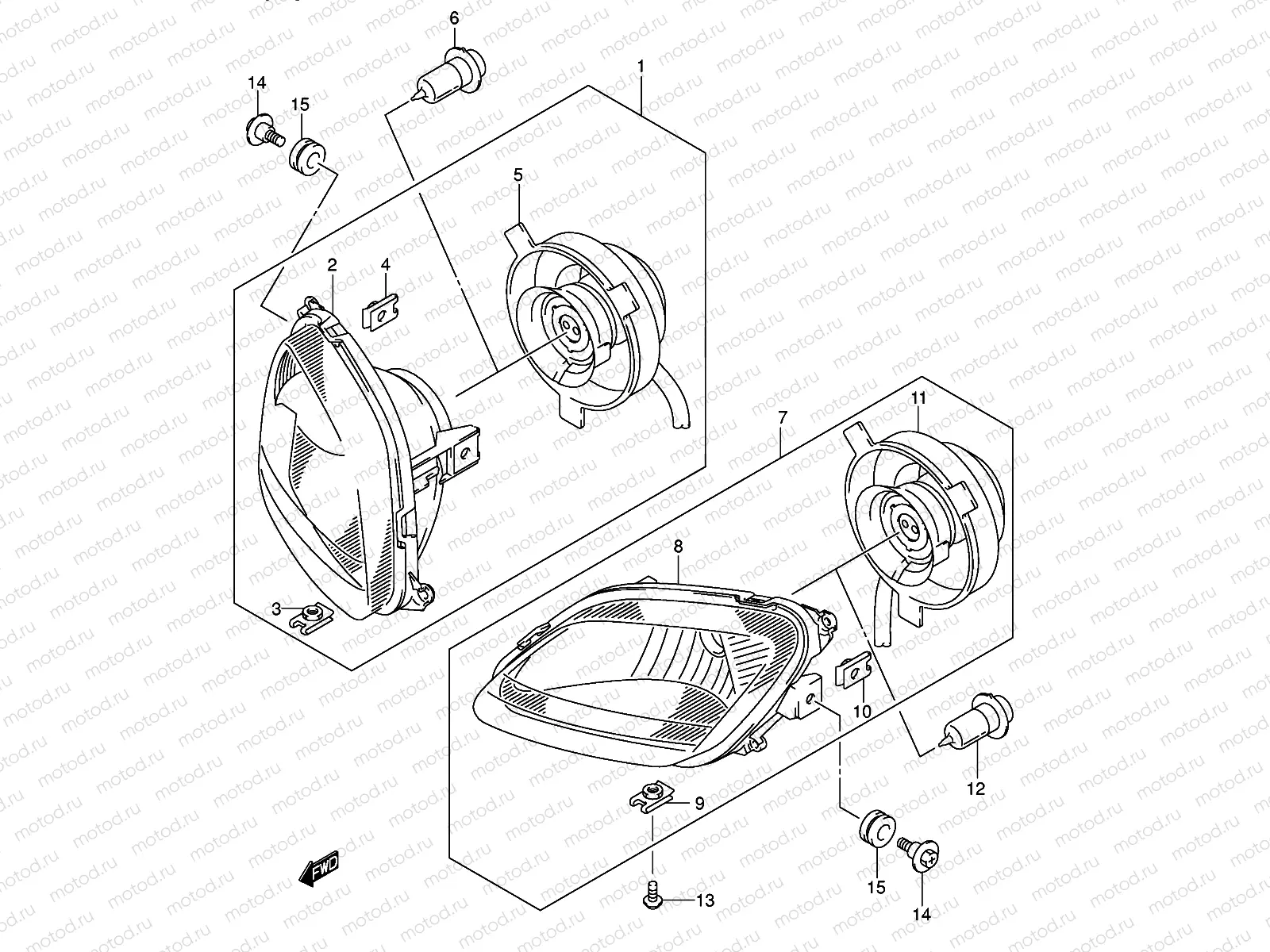 HEADLAMP (MODEL K5 P17)