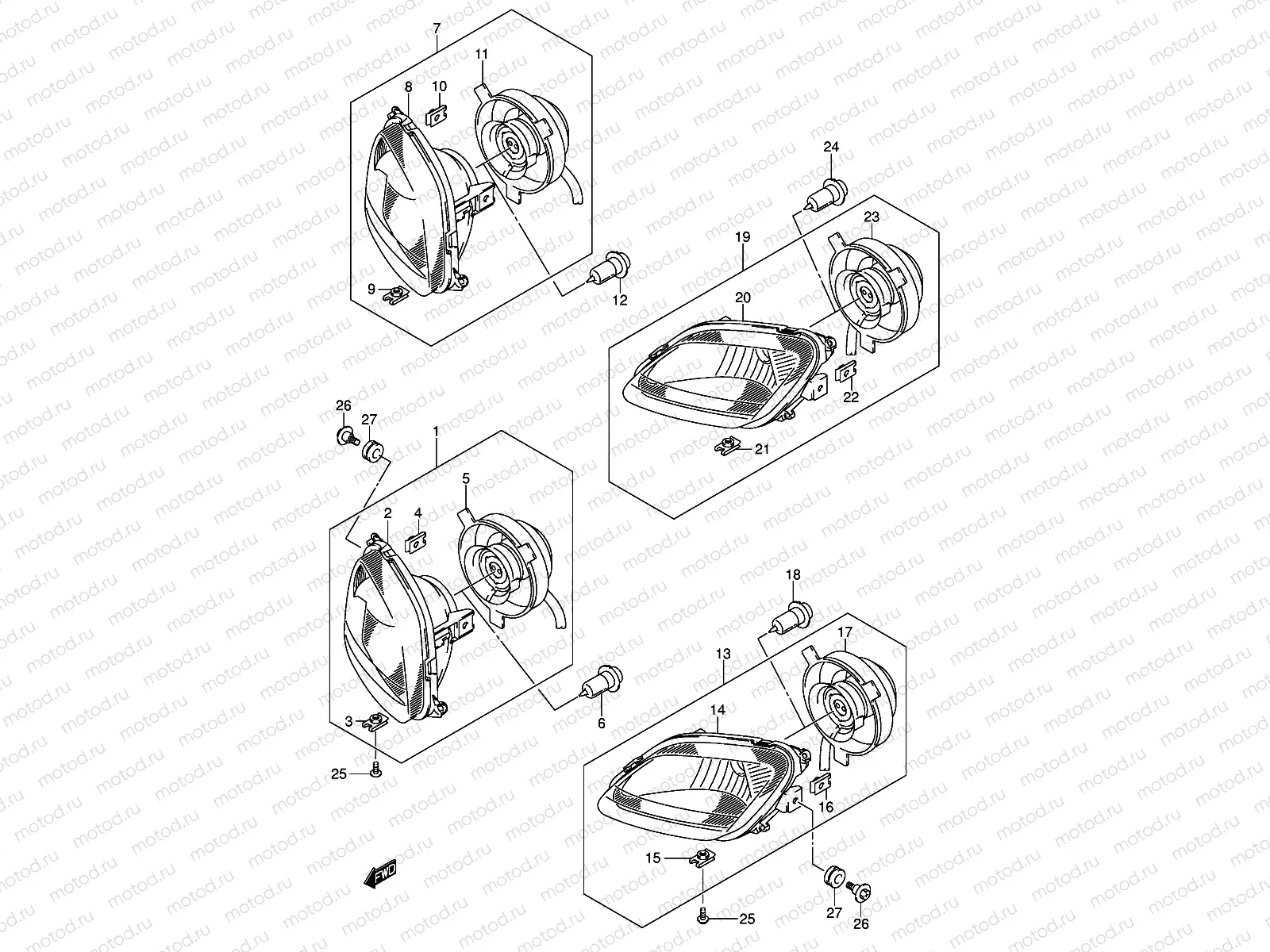 HEADLAMP (MODEL K5 P24)