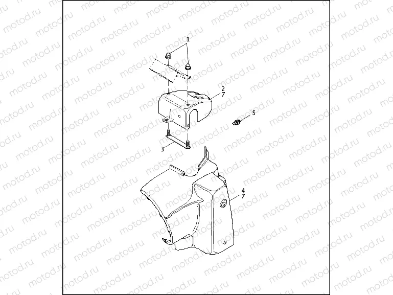 HEADLAMP NACELLE - FLHP/FLHPI