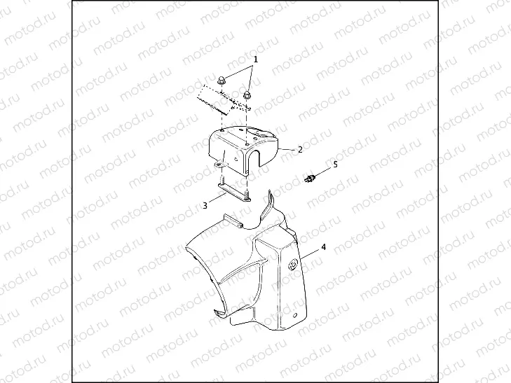 HEADLAMP NACELLE - FLHP/FLHPI