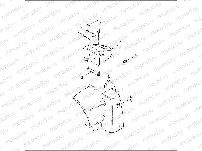HEADLAMP NACELLE - FLHPI/FLHPEI