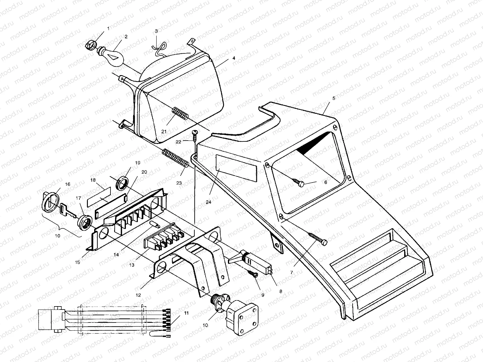HEADLIGHT - A00AA32AB (4960076007A012) | HEADLIGHT - A00AA32AB (4960076007A012)