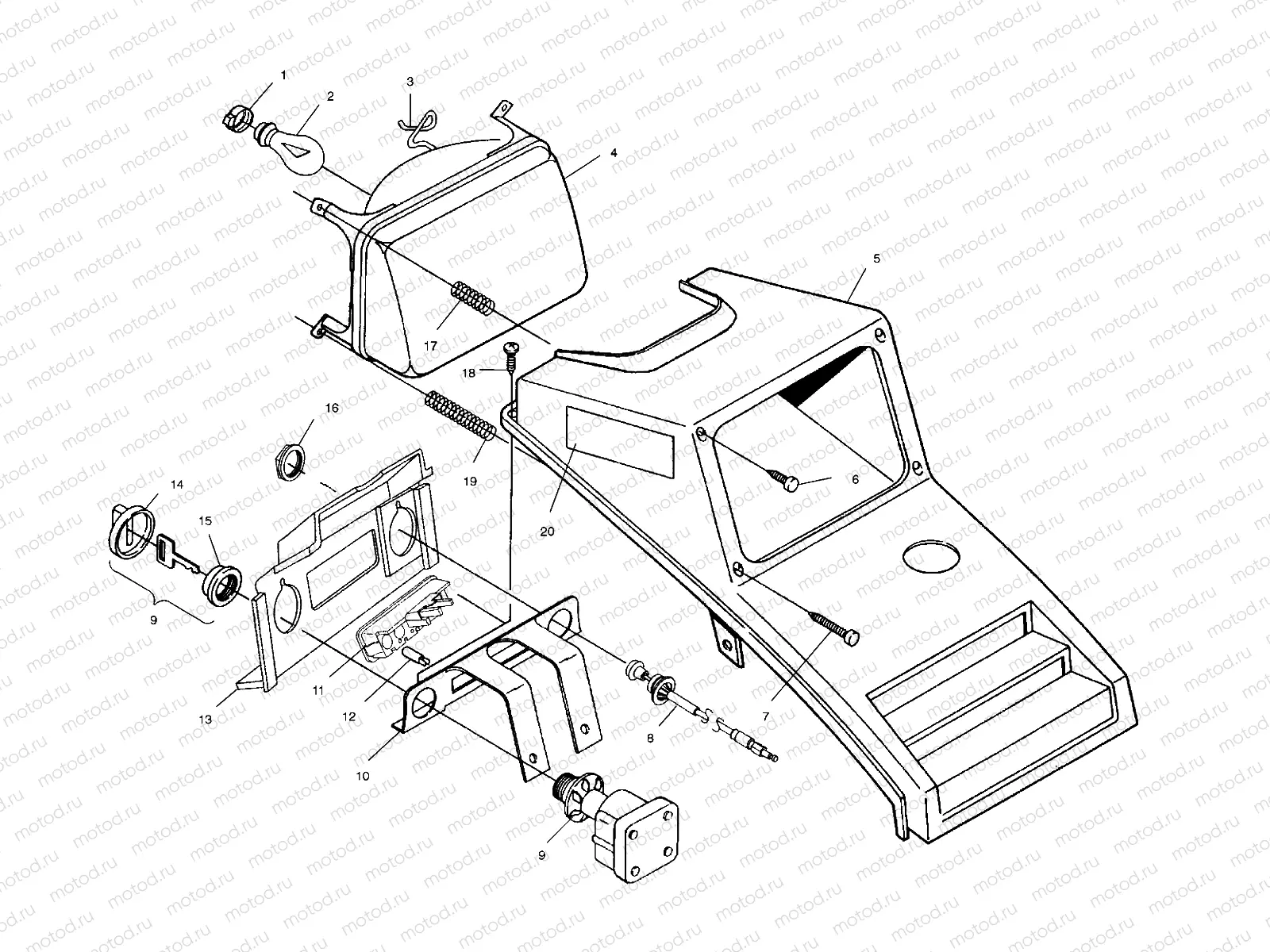 HEADLIGHT - A01AG25CA (4963866386A012) | HEADLIGHT - A01AG25CA (4963866386A012)