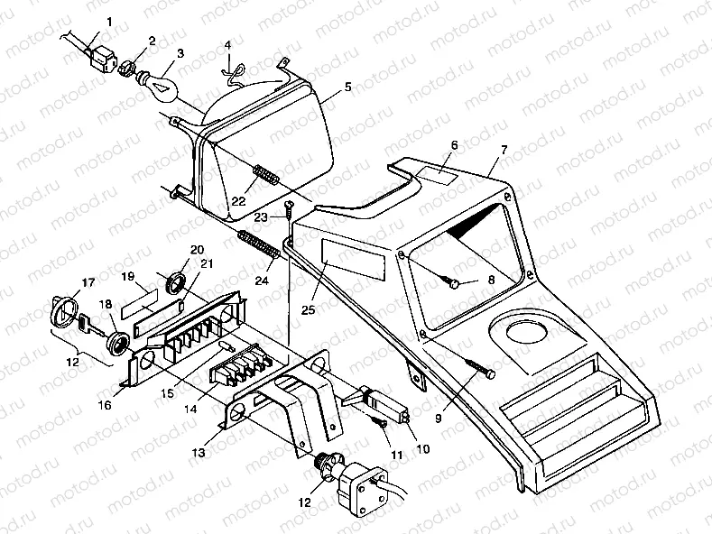 HEADLIGHT - A99AA25CA (4949594959a013) | HEADLIGHT - A99AA25CA (4949594959a013)