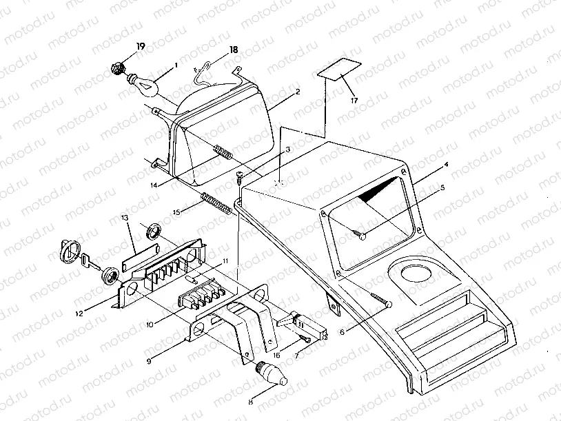 HEADLIGHT ASSEMBLY 250 6x6 / W928727 (4922842284009A) | HEADLIGHT ASSEMBLY 250 6x6 / W928727 (4922842284009A)