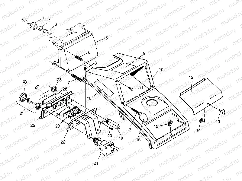 HEADLIGHT ASSEMBLY 2x4 400L W947540 (4926752675A013) | HEADLIGHT ASSEMBLY 2x4 400L W947540 (4926752675A013)