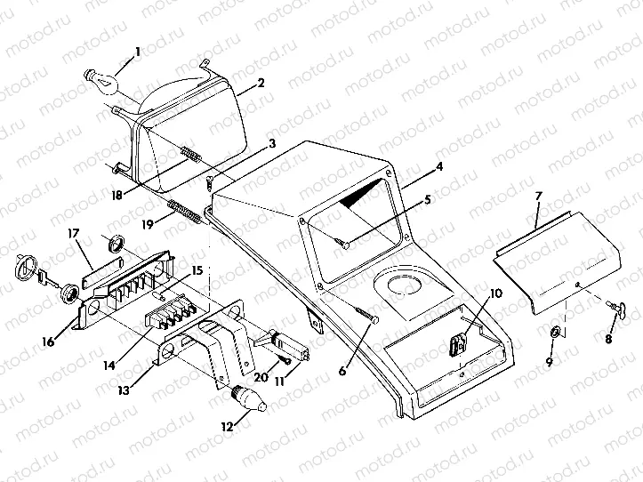 HEADLIGHT ASSEMBLY 350 2X4 (4918531853008A) | HEADLIGHT ASSEMBLY 350 2X4 (4918531853008A)