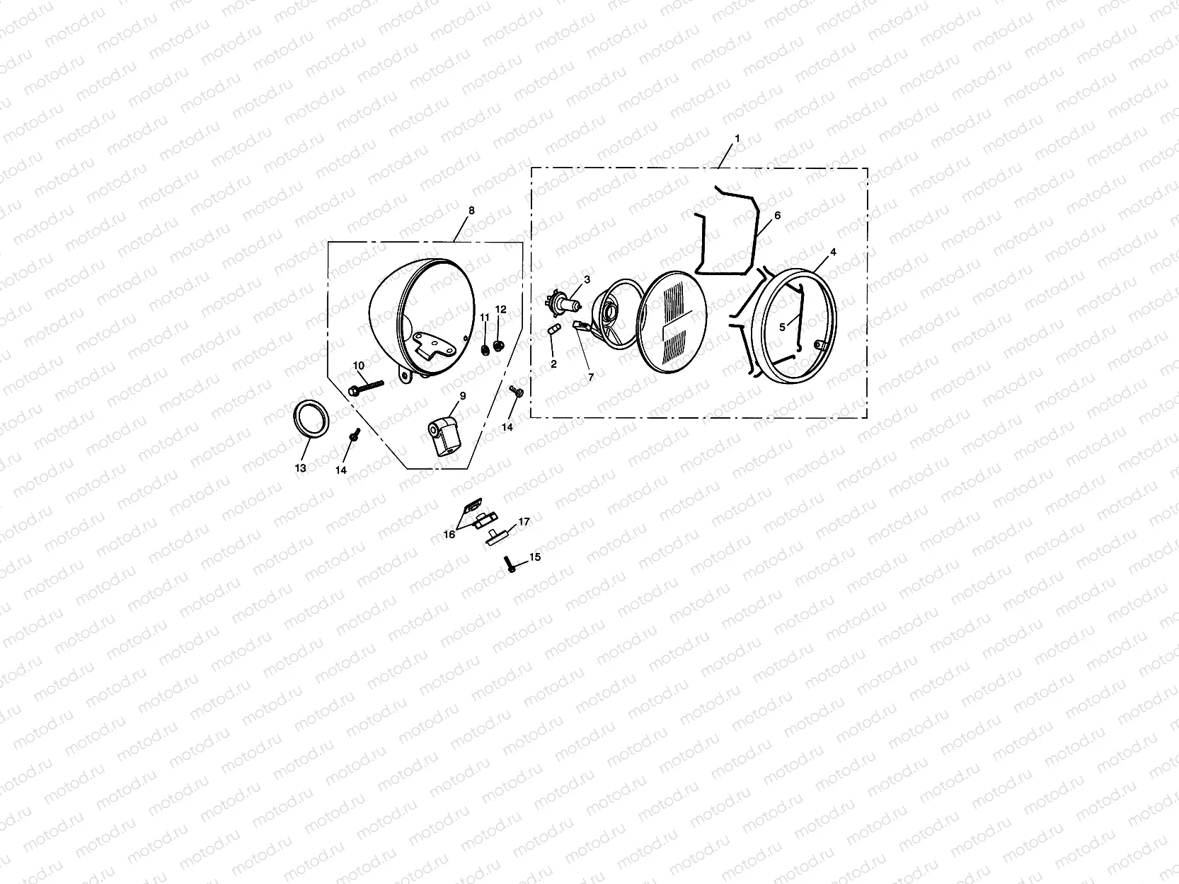 Headlight Assembly 468390