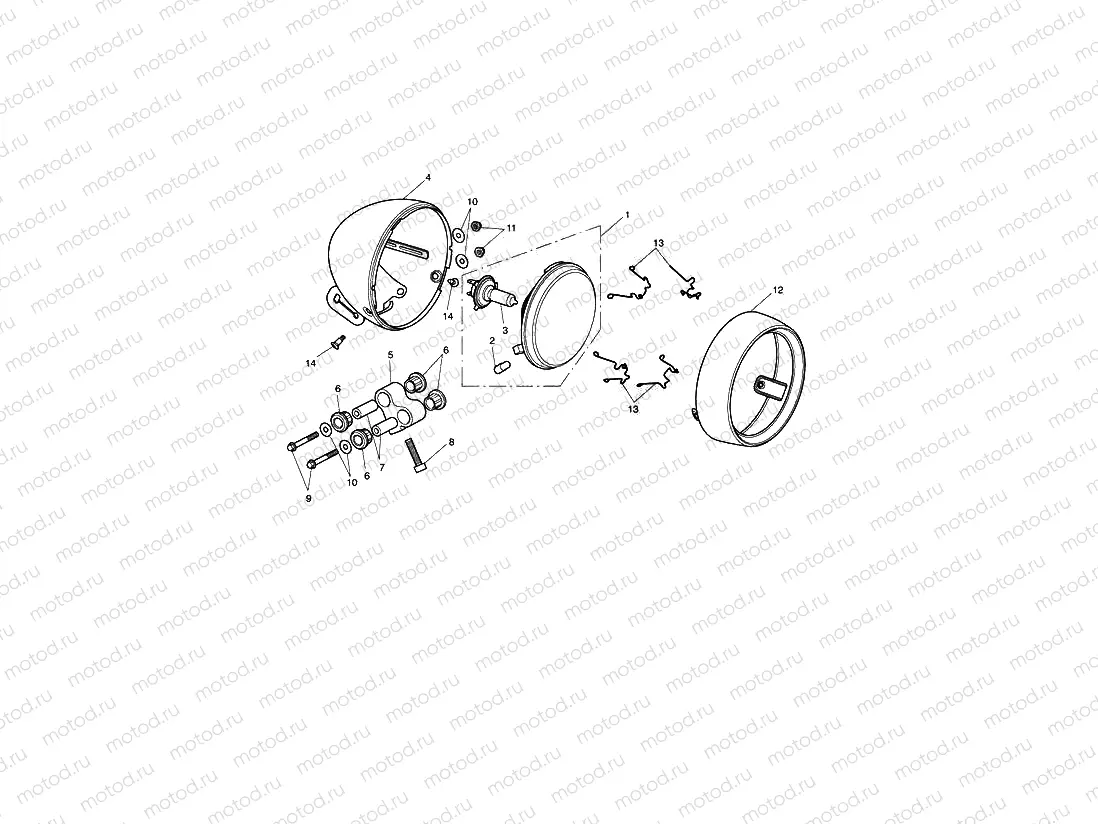 Headlight Assembly 469051