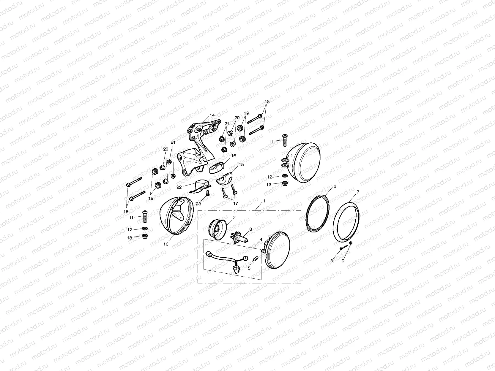 Headlight Assembly 482181