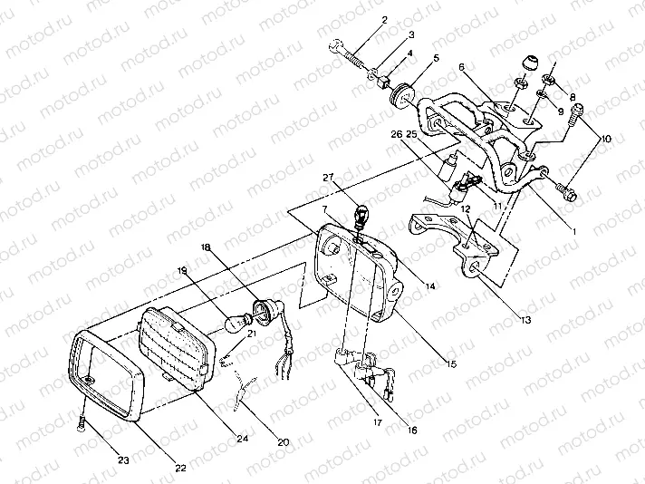 Headlight Assembly (4913511351007A) | Headlight Assembly (4913511351007A)