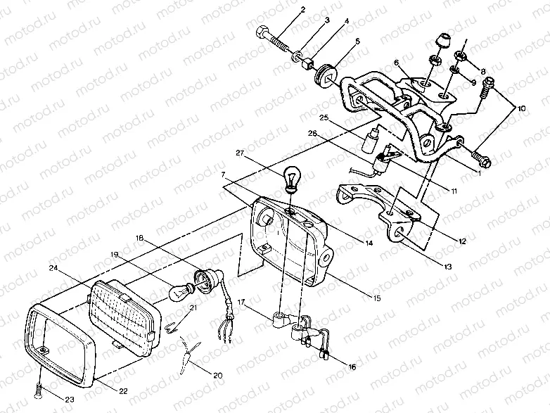 Headlight Assembly (4913521352007A) | Headlight Assembly (4913521352007A)