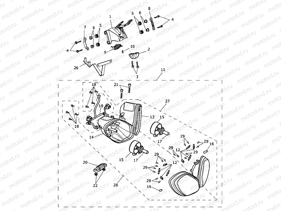 Headlight assembly